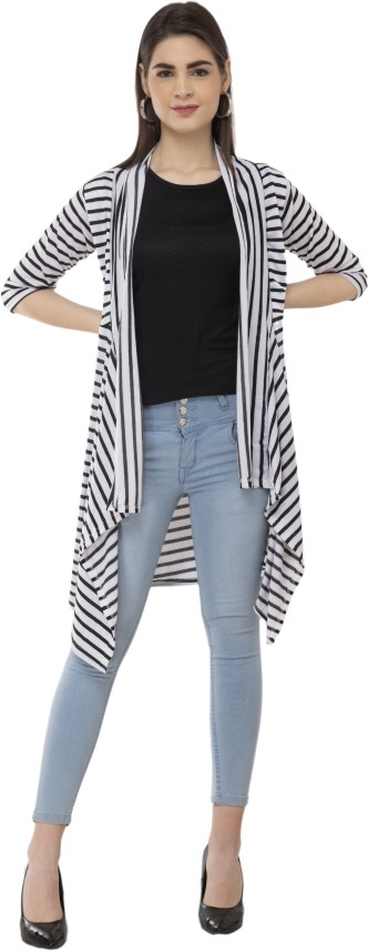 black and white shrug