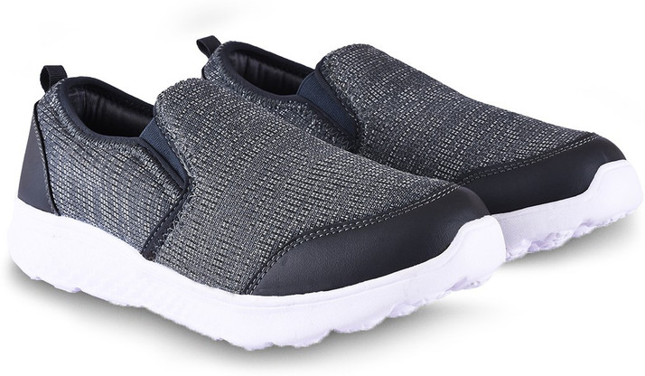 action grey running shoes