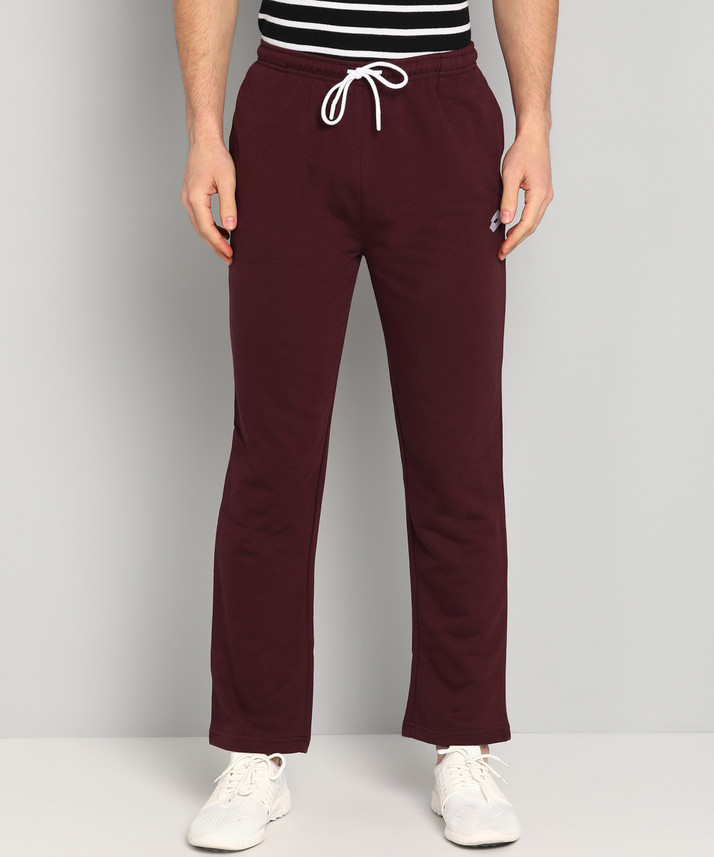 maroon track pants mens