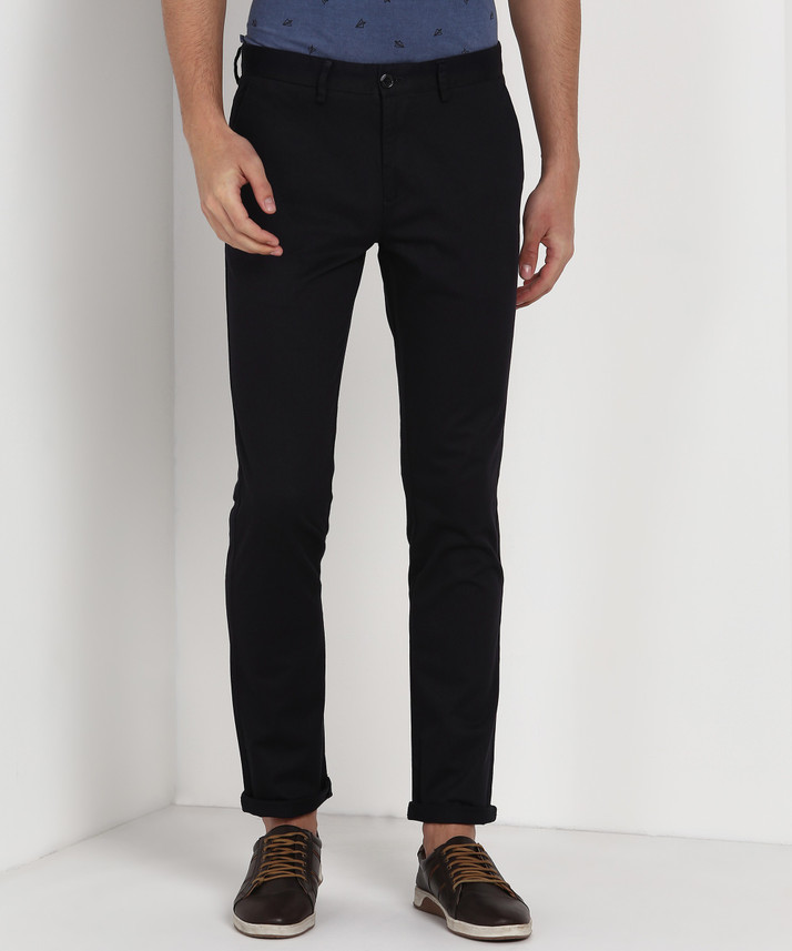 PARK AVENUE Regular Fit Men Dark Blue 