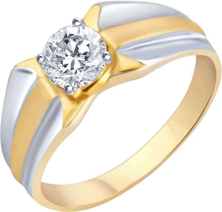 Sukai Jewels Sukai Jewels Single Solitaire Gold Plated Alloy