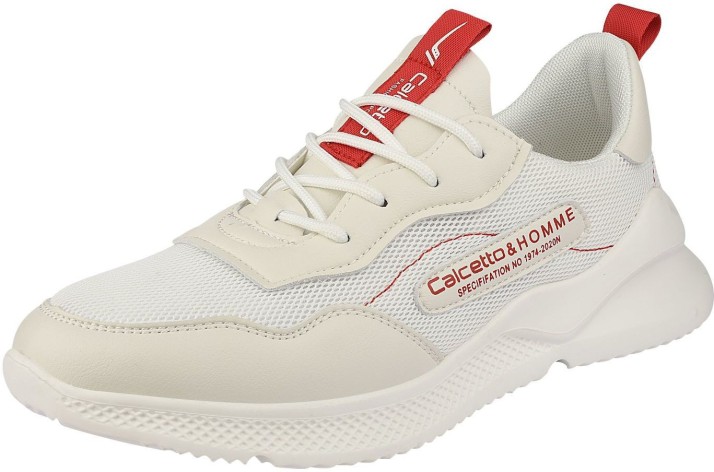 calcetto white shoes