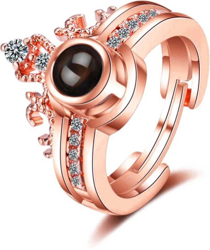 i love you ring rose gold