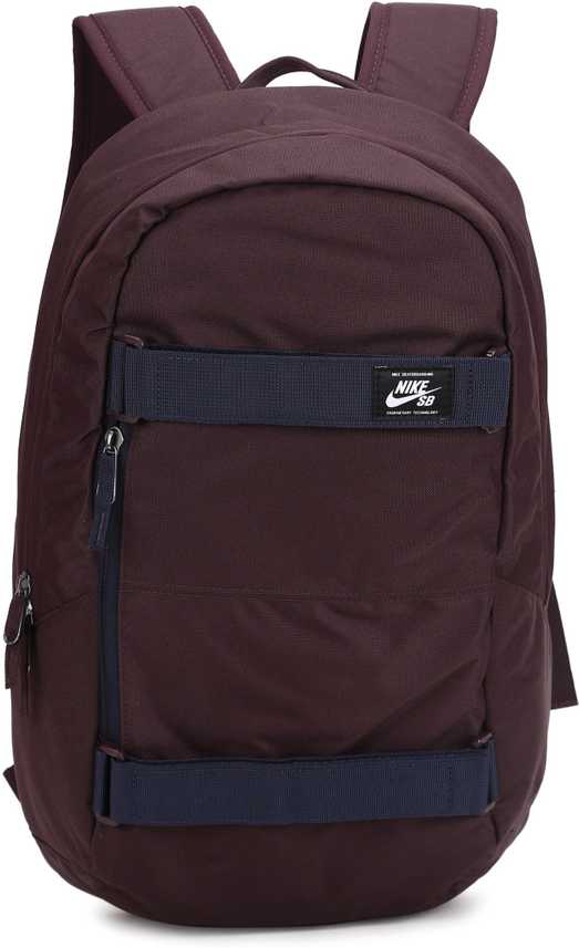Nike Nk Sb Crths Bkpk 24 L Laptop Backpack Mahogany Obsidian White Price In India Flipkart Com