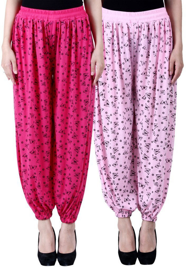 Uzmano Printed Cotton Women Harem Pants 