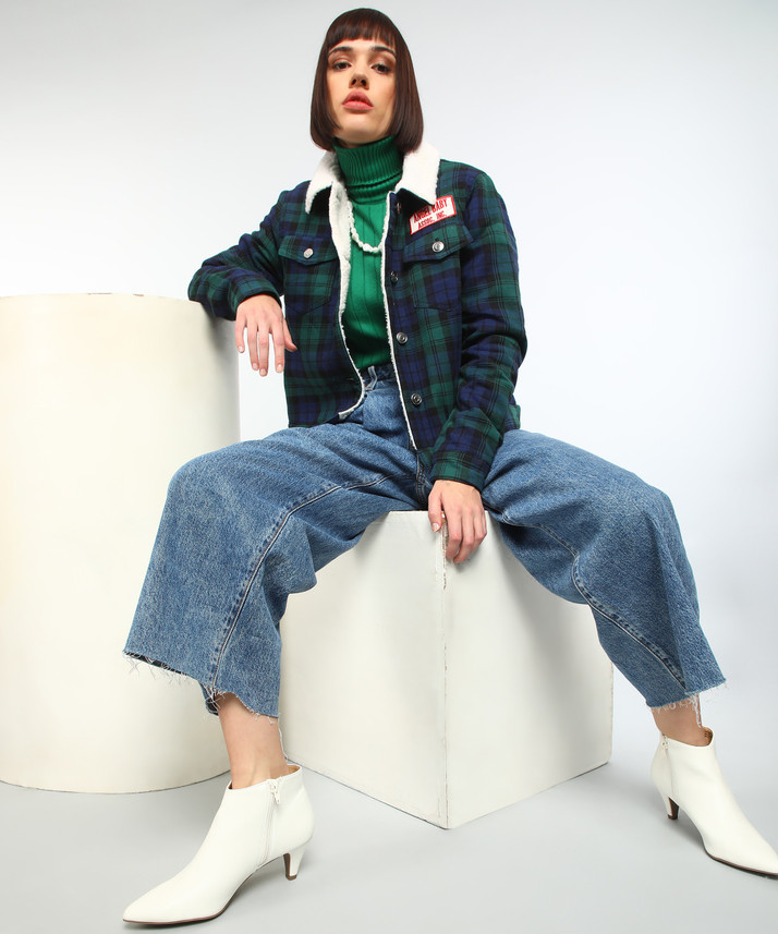 forever 21 checkered jacket