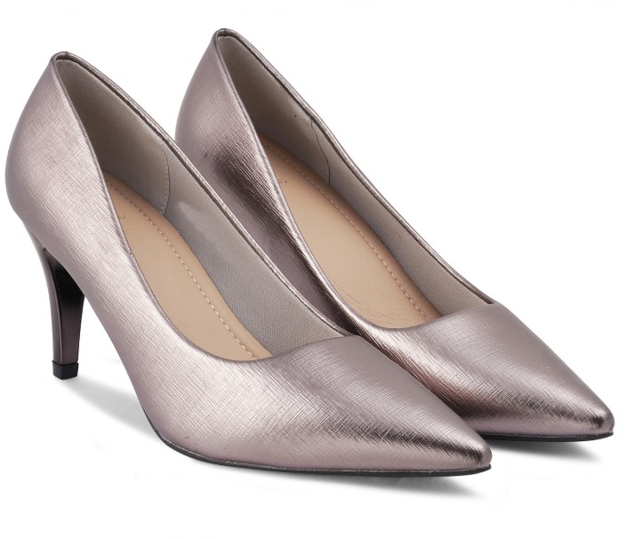 tresmode Women Silver Heels - Buy 