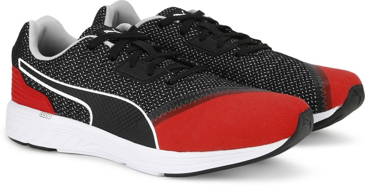 red puma running shoes womens