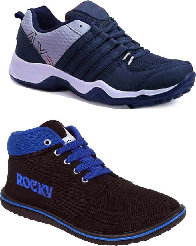 Abisto Combo Of 2 Running Shoes For Men 