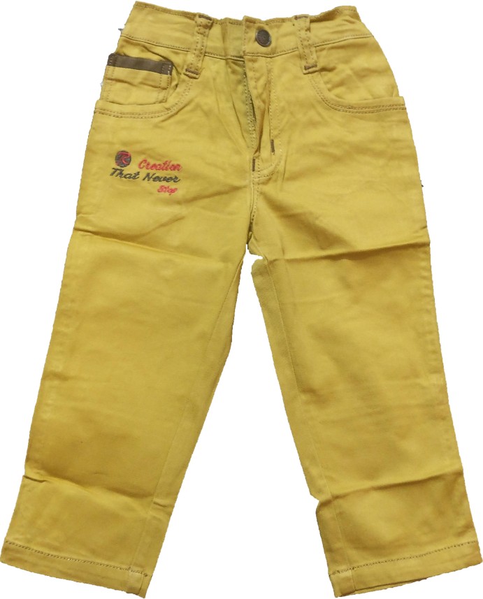 boys yellow jeans