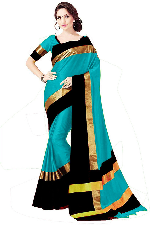 Julee Color Block Fashion Cotton Silk 