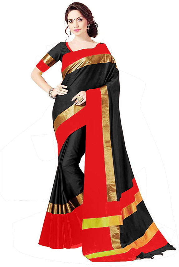black saree collection