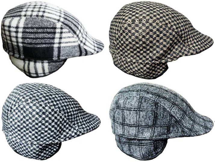 VOICI Checkered Golf Ivy Flat Cap Cap 