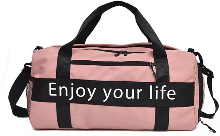 ladies pink gym bag