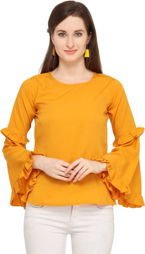 Netra Creation Casual Full Sleeve Solid Women Blue Top Buy Netra Creation Casual Full Sleeve Solid Women Blue Top Buy
