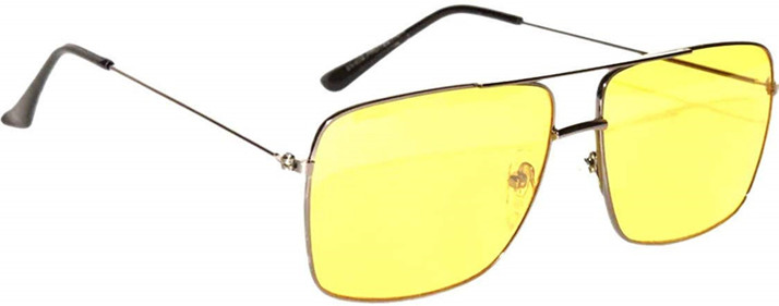 square yellow sunglasses