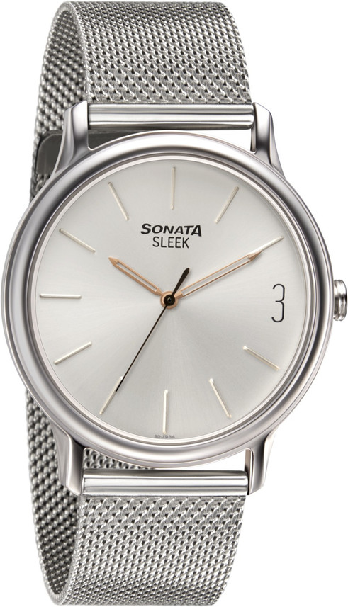 sonata sleek wrist watch