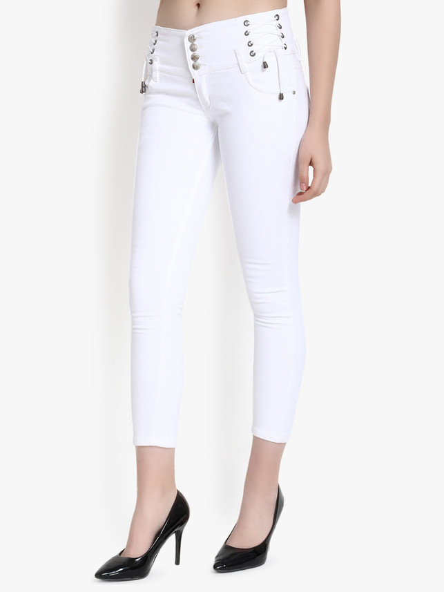white jeans flipkart