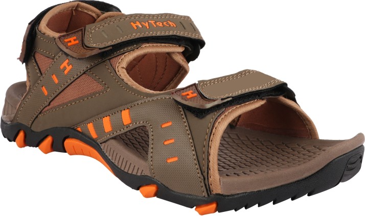 NXGEN Men Brown, Orange Sandals - Buy 