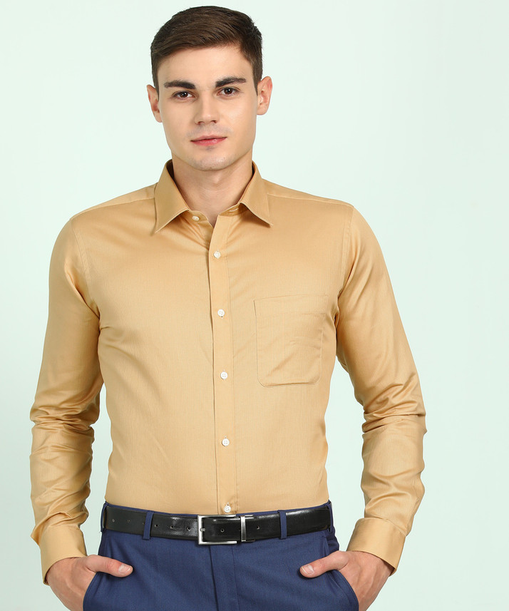 khaki formal shirt