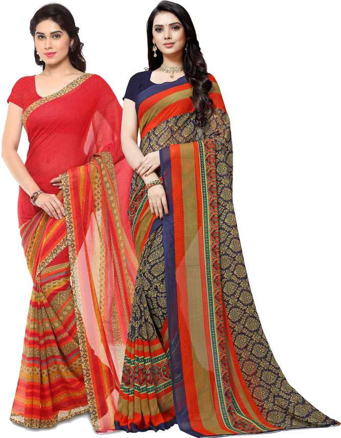 Buy Anand Sarees Printed Striped Daily Wear Georgette Dark Blue Red Sarees Online Best Price In India Flipkart Com Buy formal, partywear, casual saree in various prints, patterns, types & more at myntra store. anand sarees printed striped daily wear georgette saree