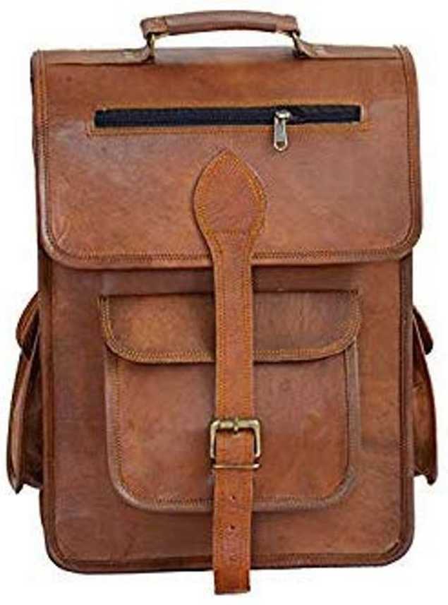 Ismail Exports 8 Inch Laptop Backpack Brown Price In India Flipkart Com