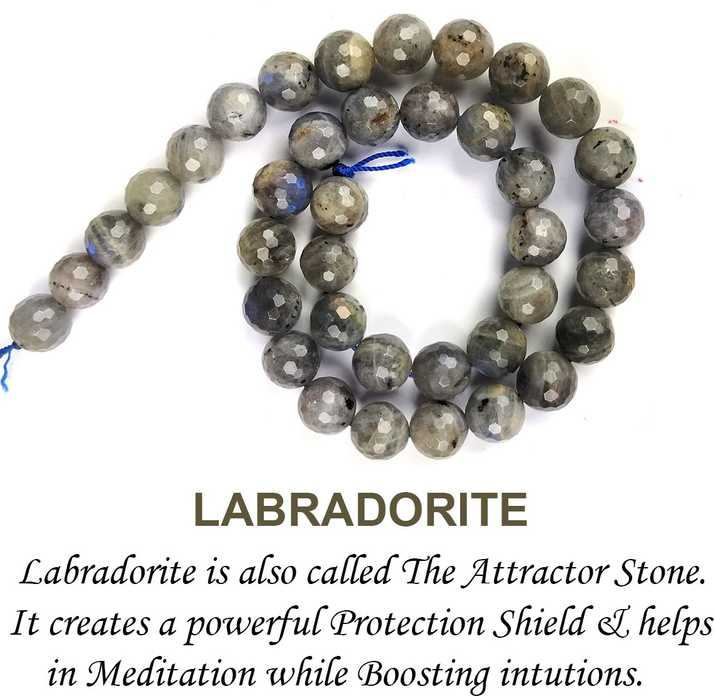 Reiki Crystal Products Labradorite Crystal Stone 10 Mm Diamond Cut Beads For For Jewellery Making Necklace Bracelet Mala Beads Crystal Necklace Price In India Buy Reiki Crystal Products Labradorite Crystal Stone