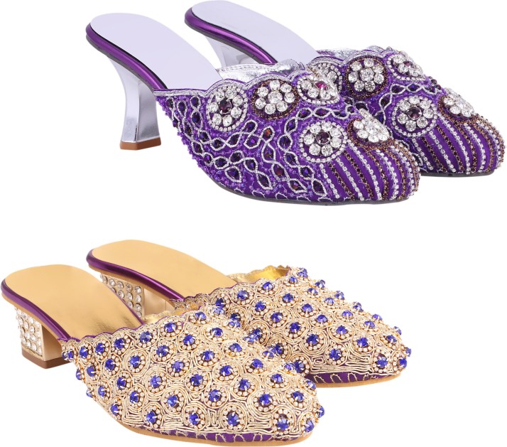 purple heels women