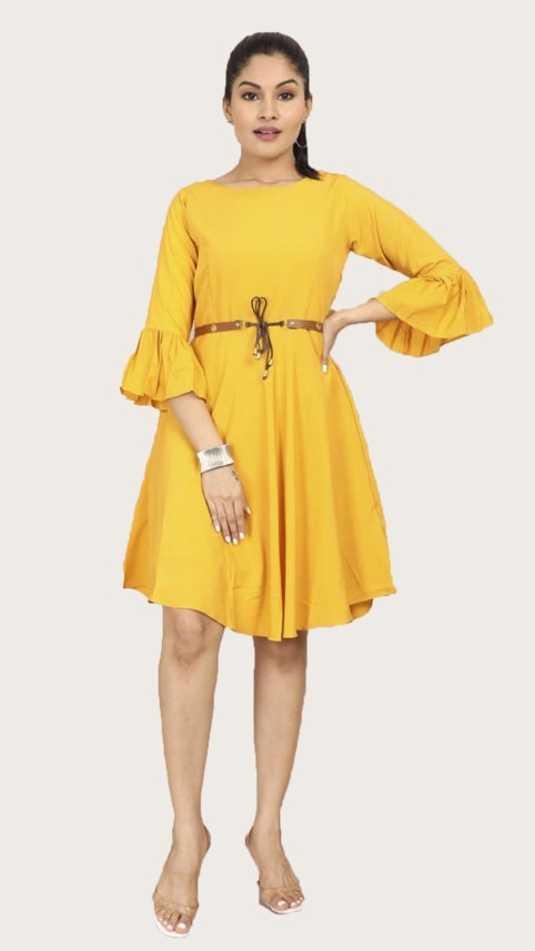 yellow dress online shopping