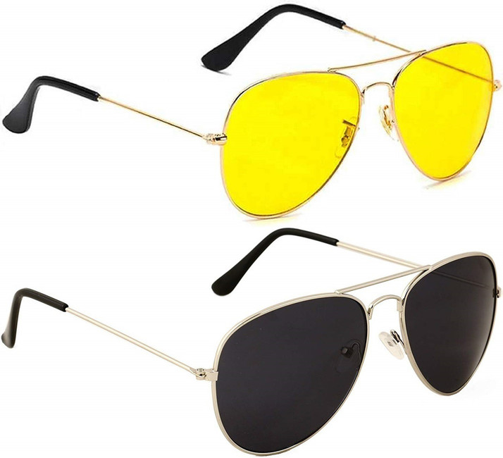 yellow aviator sunglasses india