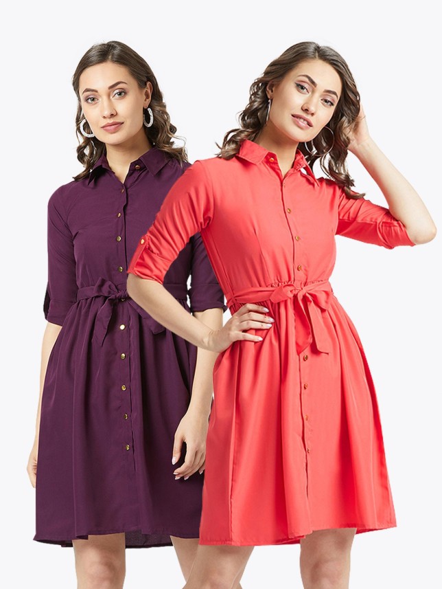 shirt dress flipkart