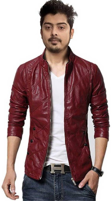 leather jackets flipkart