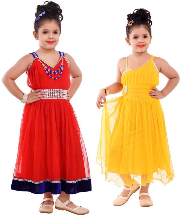 Ziva Fashion Girls Maxi Full Length Festive Wedding Dress Price In