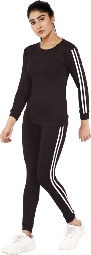 Shocknshop Striped, Solid Women Track 