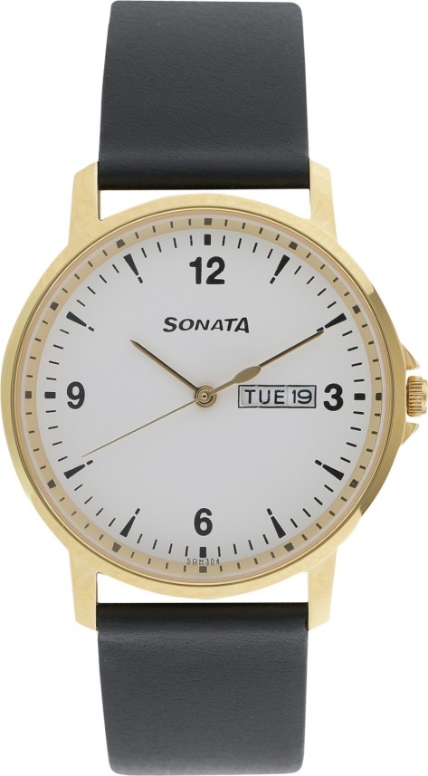 sonata gents watch price