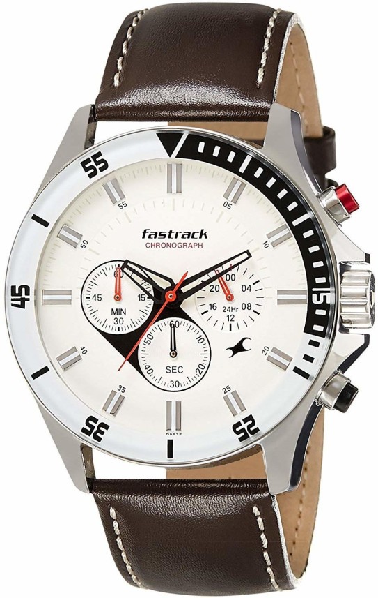 fastrack leather watches