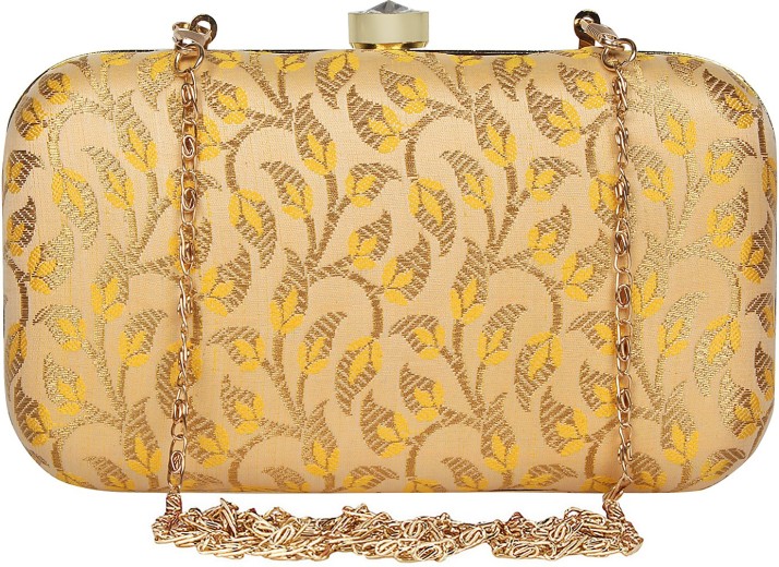 yellow gold clutch