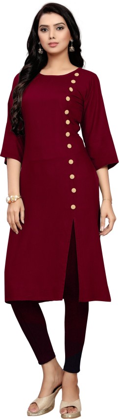 flipkart red colour kurti