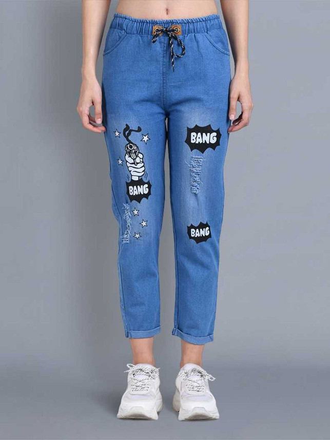 joggers jeans for womens flipkart