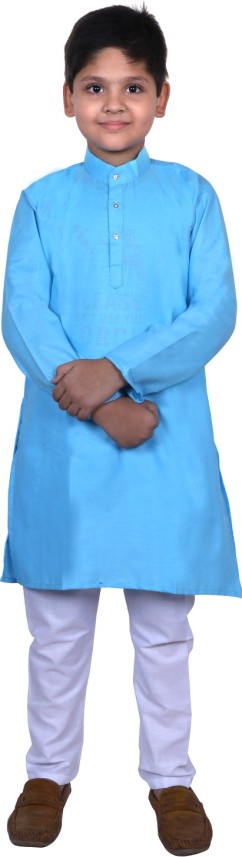 footwear with blue kurta pajama