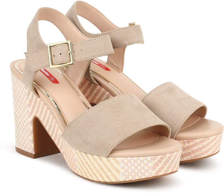 bata beige sandals