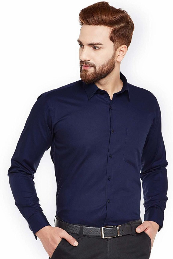 deep blue shirt mens