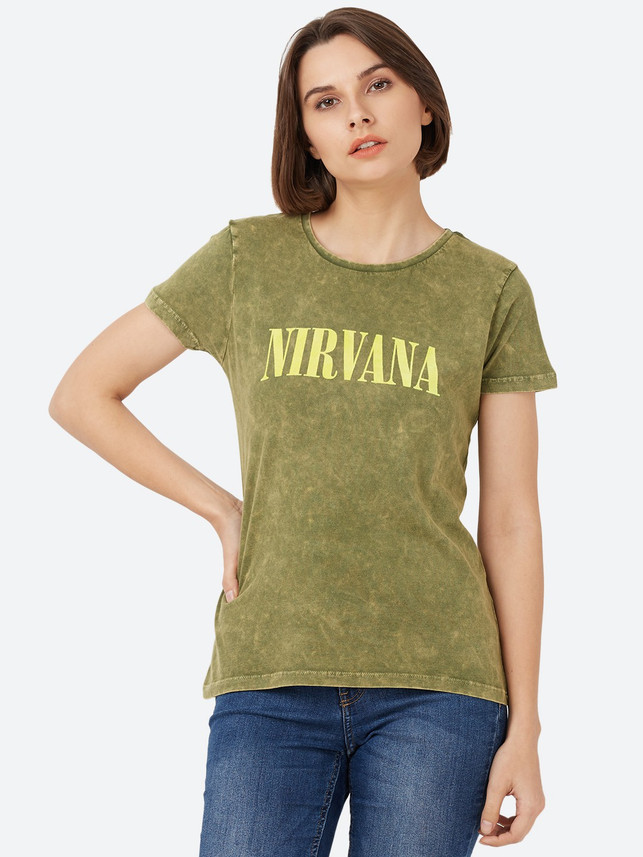 nirvana green shirt