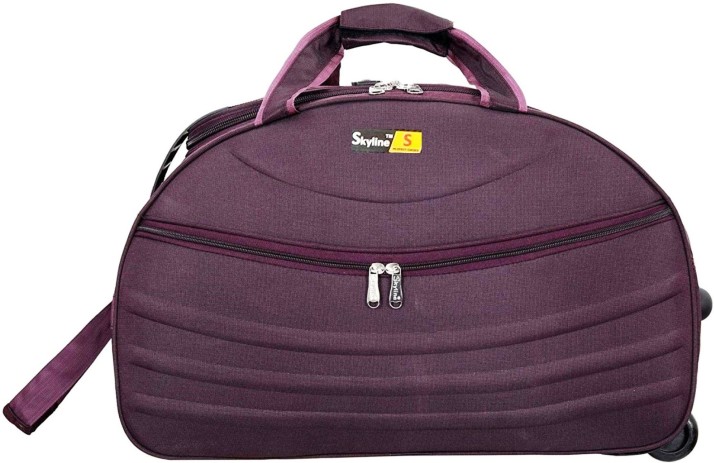 skyline luggage purple