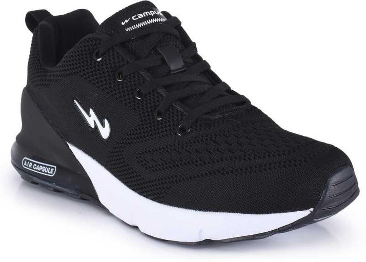 campus sports shoes black