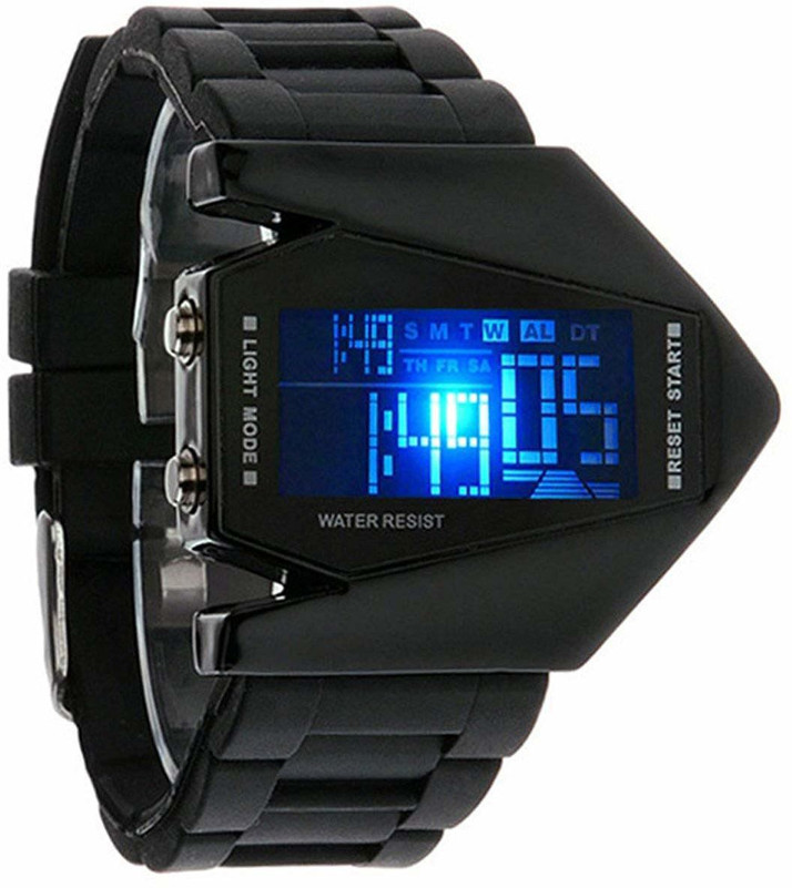 black digital watch women's