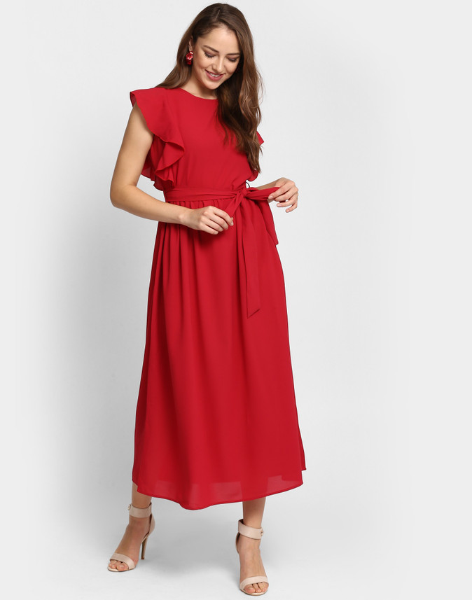 red roses dress