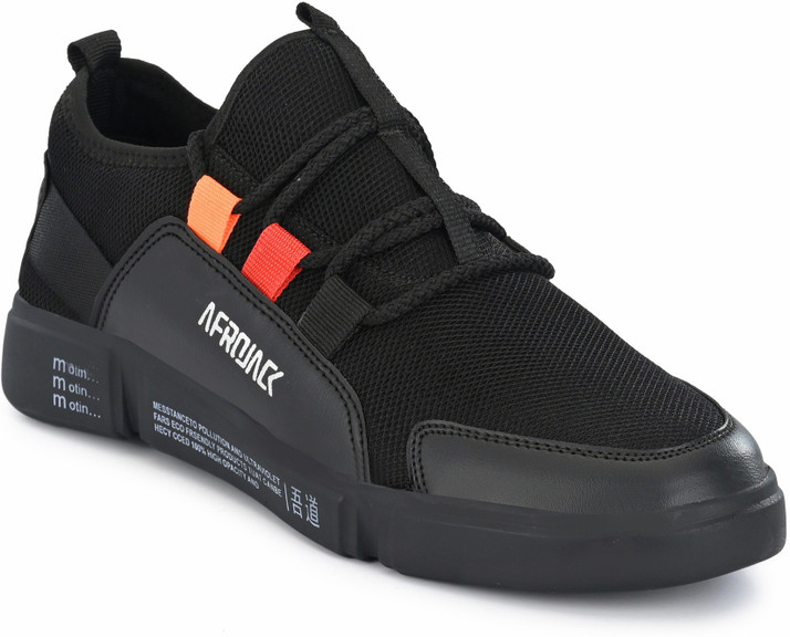 afrojack sneakers black casual shoes