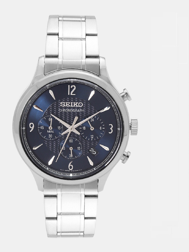 Seiko Mens Blue Dial Chrono Bracelet Watch SSB339P1 Analog Watch - For Men  - Buy Seiko Mens Blue Dial Chrono Bracelet Watch SSB339P1 Analog Watch -  For Men SSB339P1 Samay Online at