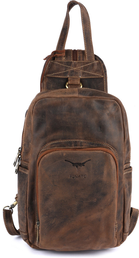 camel leather backpack